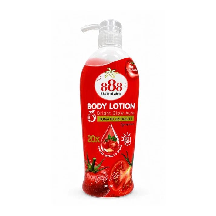 888 Total White Body Lotion 500ml | Tomato Extract Brightening