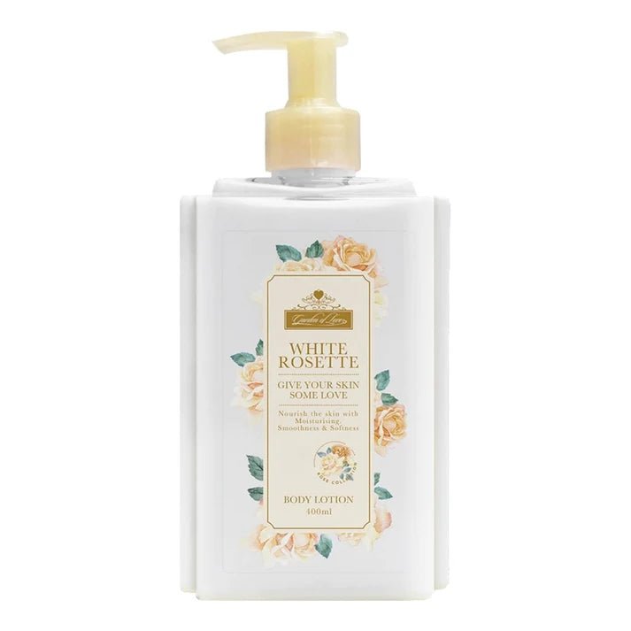 Garden of Love White Rosette Body Lotion 400ml.