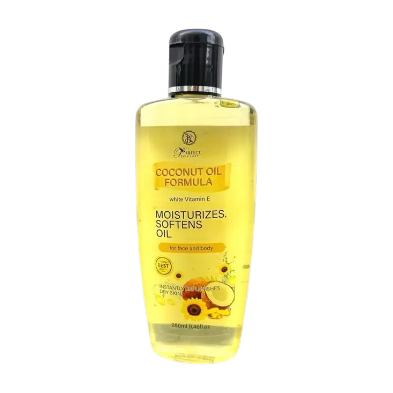 Perfect Skin Lady Coconut Oil Formula Moisturizes Softens Body & Face