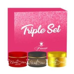 Princess Skin Care Triple Set Brightening & Anti-Acne Cream