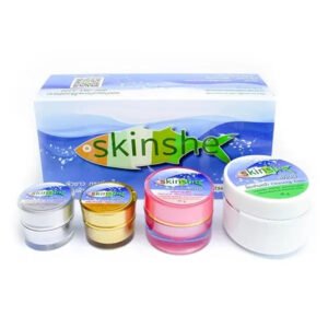 Skinshe Gift Set Cream Facial Skincare Kit Cleansing Foam Day Night Moisturizer
