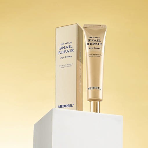 MEDIPEEL 24K Gold Snail Repair Eye Cream 40ml - Image 2