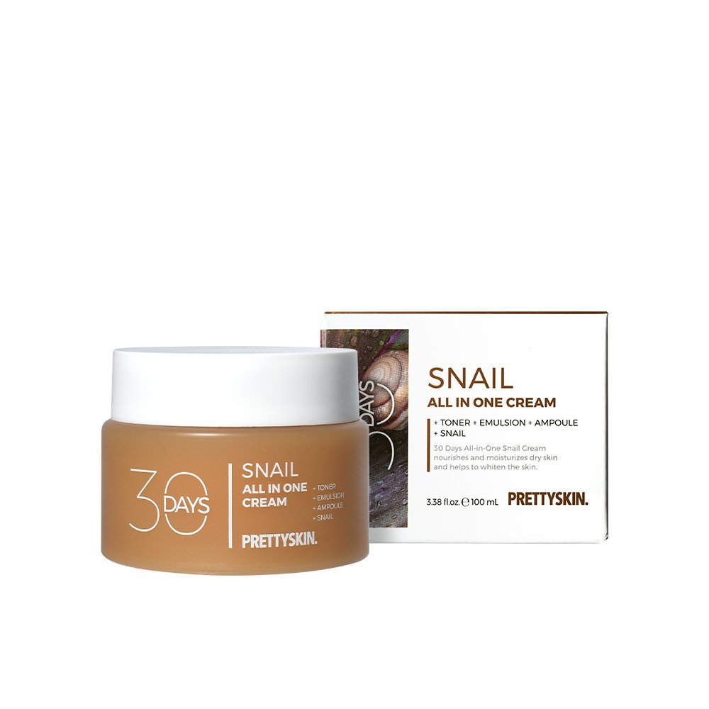 PRETTYSKIN 30 Days All-in-One Snail Cream 100ml - Image 2