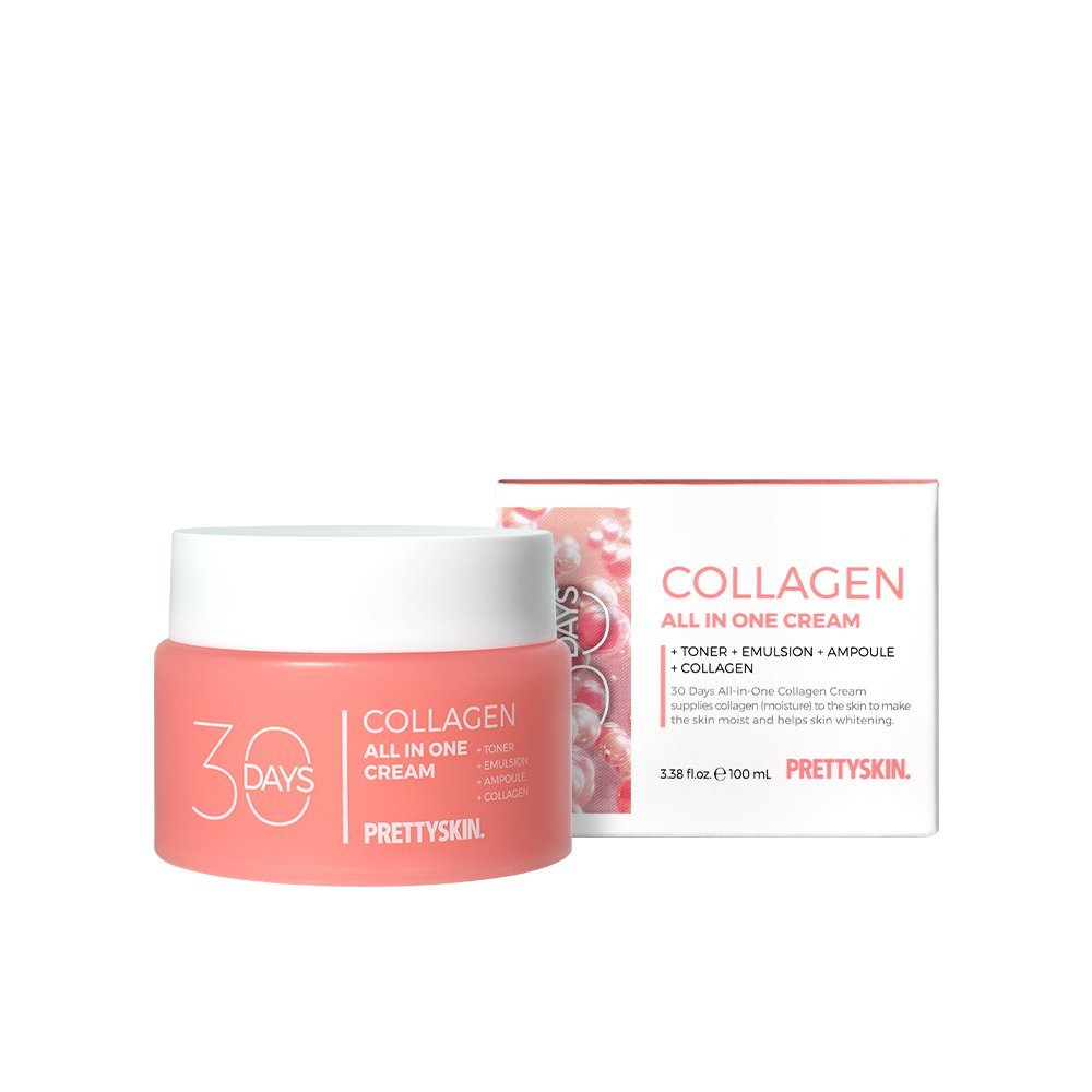 PRETTYSKIN 30 Days All-in-One Collagen Cream 100ml - Image 2