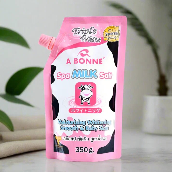 A Bonne' Spa Milk Salt 350 G. เกลือสปาขัดผิว